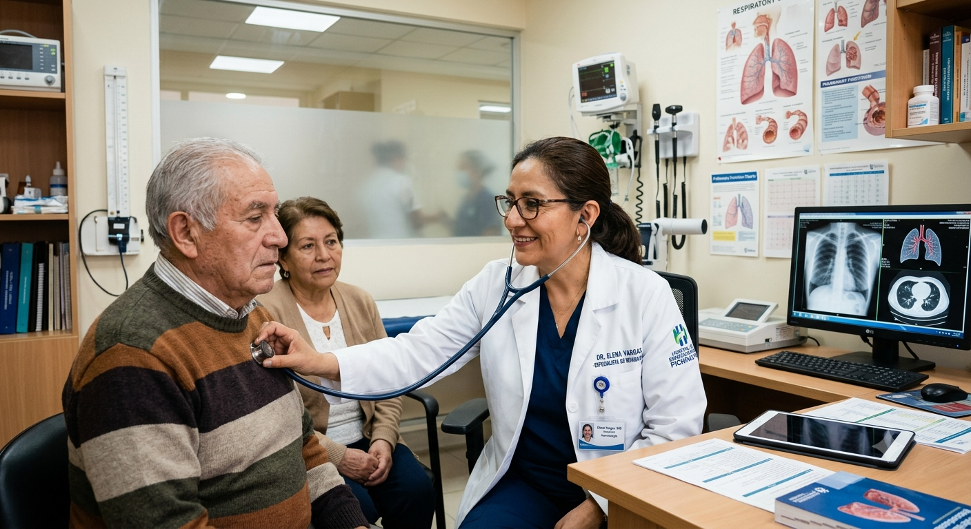 Especialista en enfermedades respiratorias